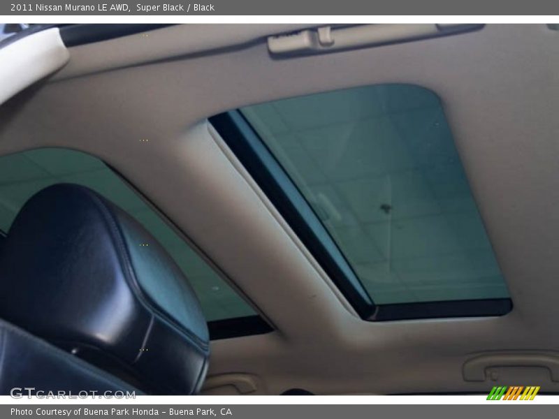 Super Black / Black 2011 Nissan Murano LE AWD