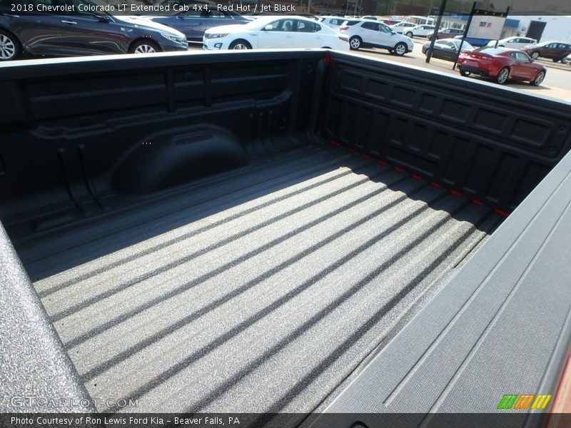 Red Hot / Jet Black 2018 Chevrolet Colorado LT Extended Cab 4x4