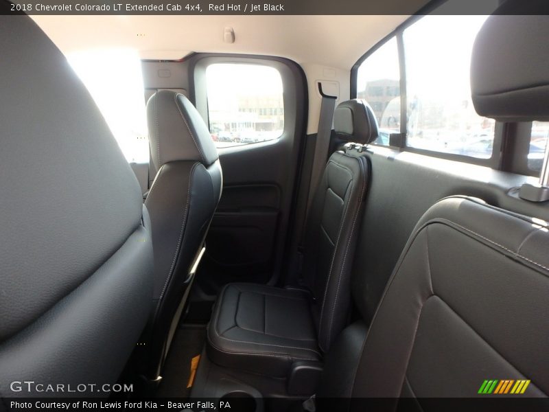 Red Hot / Jet Black 2018 Chevrolet Colorado LT Extended Cab 4x4