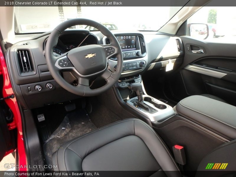  2018 Colorado LT Extended Cab 4x4 Jet Black Interior