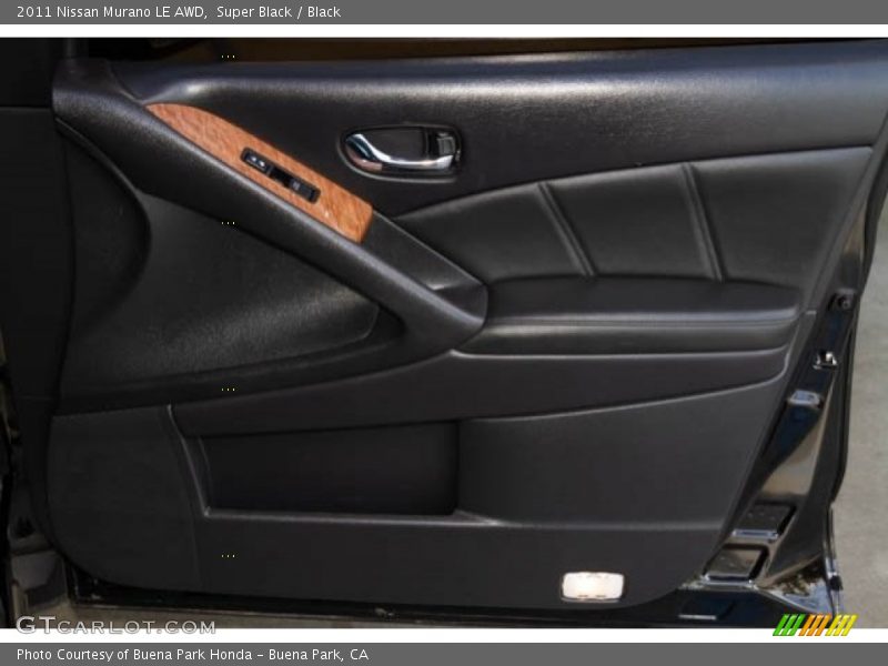 Super Black / Black 2011 Nissan Murano LE AWD