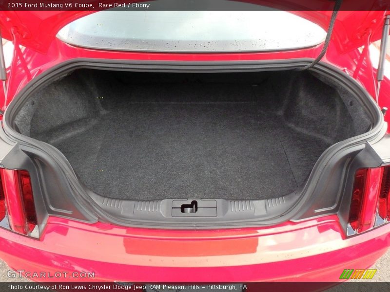 Race Red / Ebony 2015 Ford Mustang V6 Coupe