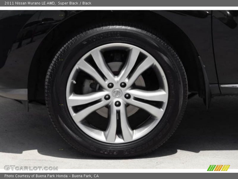 Super Black / Black 2011 Nissan Murano LE AWD