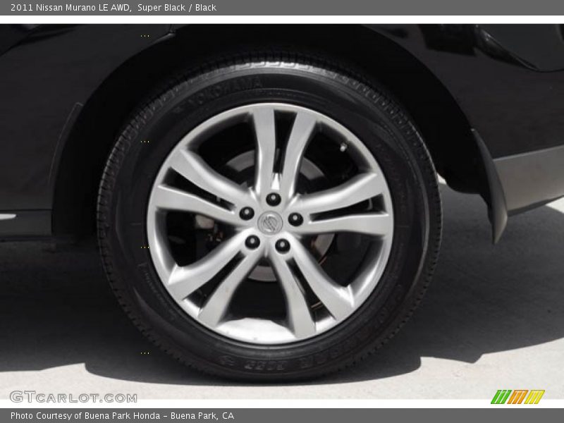 Super Black / Black 2011 Nissan Murano LE AWD