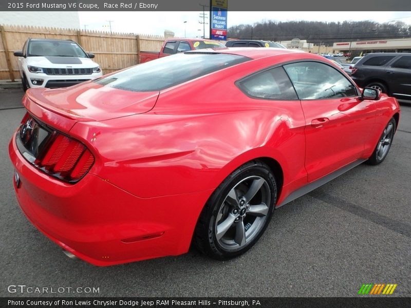 Race Red / Ebony 2015 Ford Mustang V6 Coupe