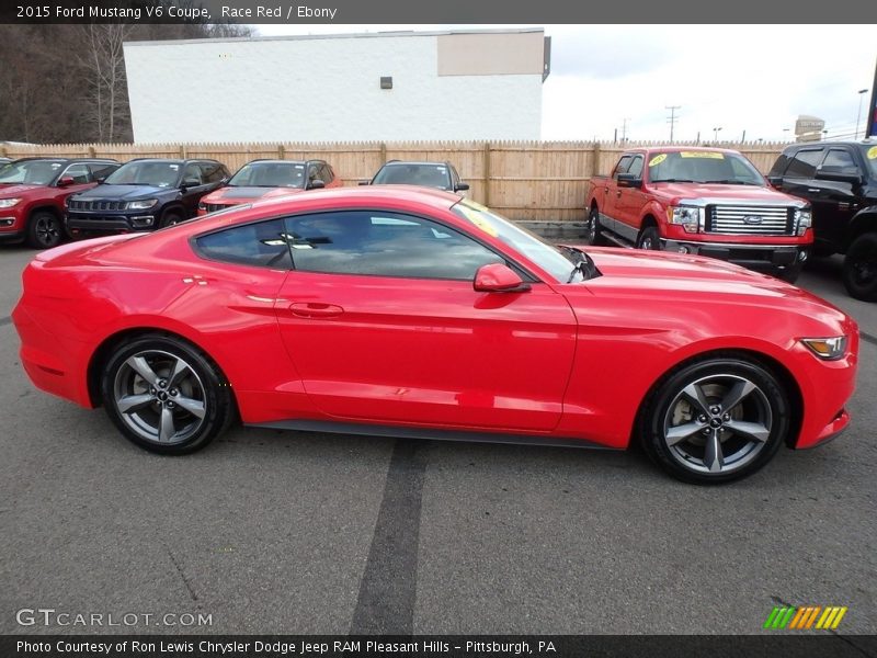 Race Red / Ebony 2015 Ford Mustang V6 Coupe