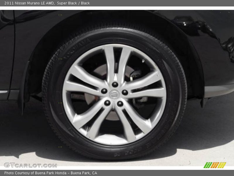 Super Black / Black 2011 Nissan Murano LE AWD