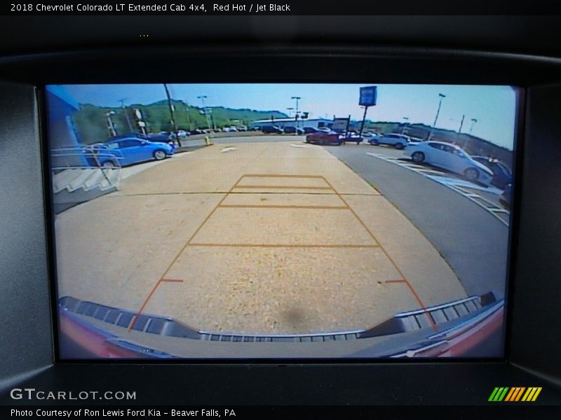 Red Hot / Jet Black 2018 Chevrolet Colorado LT Extended Cab 4x4