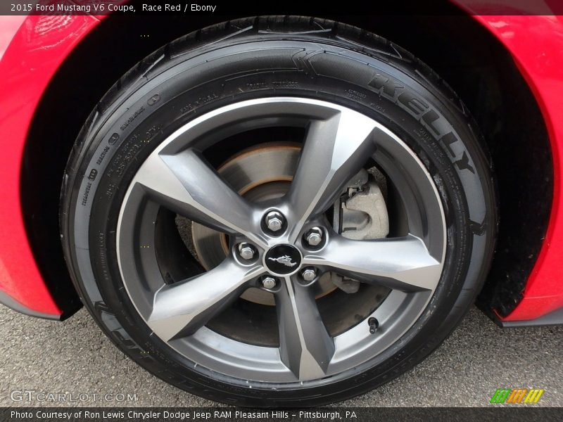 Race Red / Ebony 2015 Ford Mustang V6 Coupe