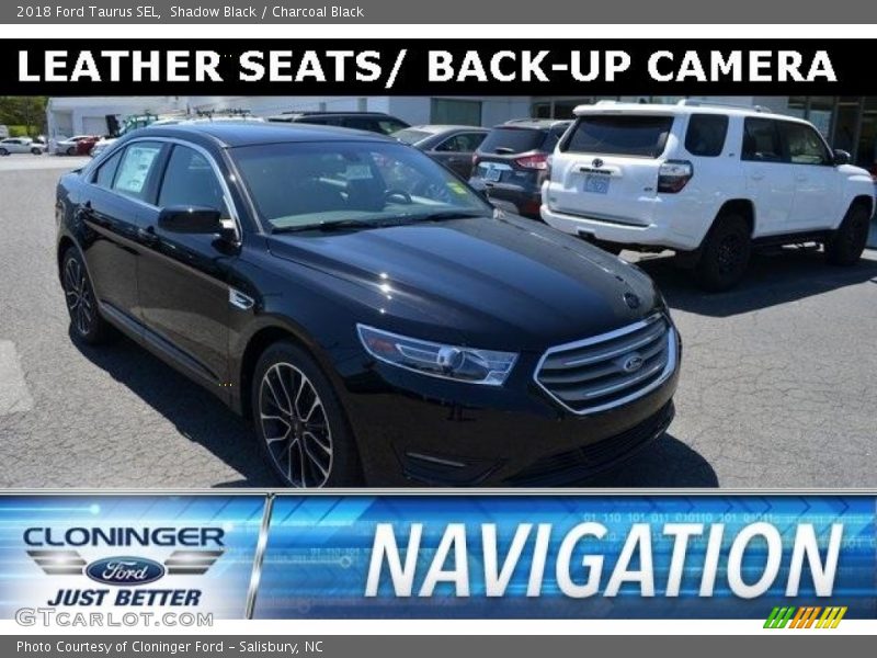 Shadow Black / Charcoal Black 2018 Ford Taurus SEL