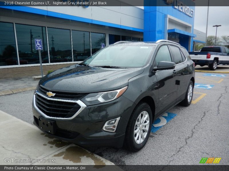 Nightfall Gray Metallic / Jet Black 2018 Chevrolet Equinox LT
