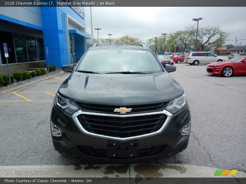 Nightfall Gray Metallic / Jet Black 2018 Chevrolet Equinox LT