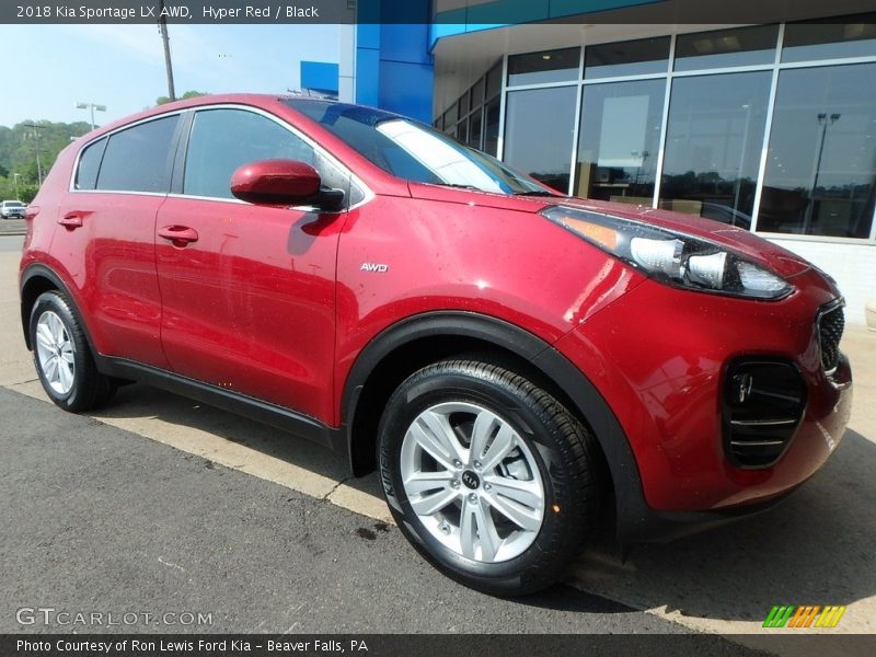 Hyper Red / Black 2018 Kia Sportage LX AWD