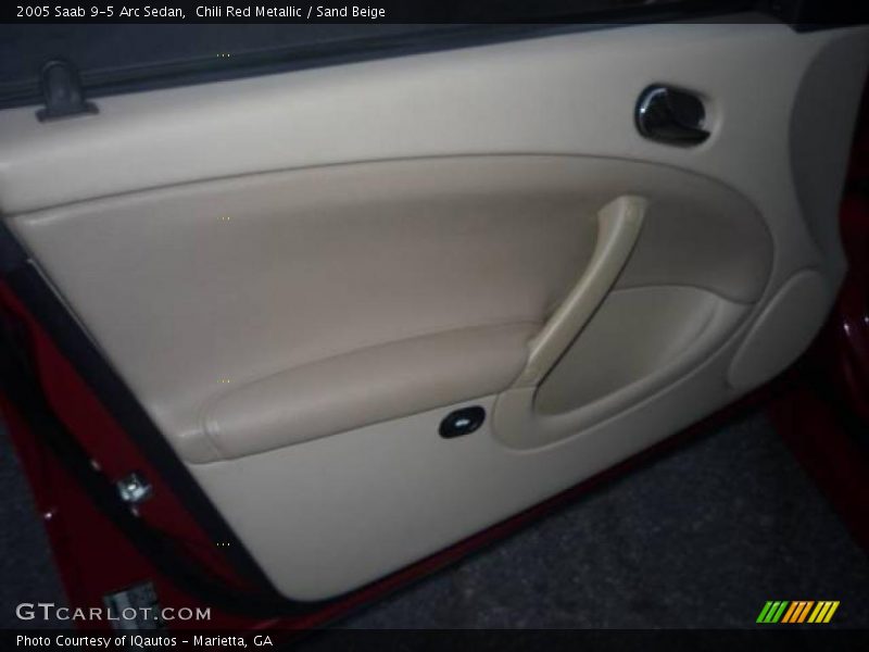 Chili Red Metallic / Sand Beige 2005 Saab 9-5 Arc Sedan