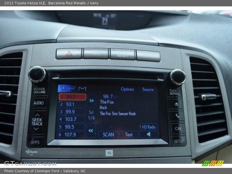 Barcelona Red Metallic / Ivory 2013 Toyota Venza XLE