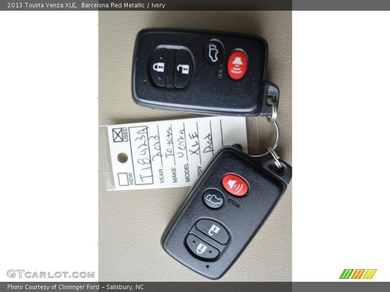 Barcelona Red Metallic / Ivory 2013 Toyota Venza XLE
