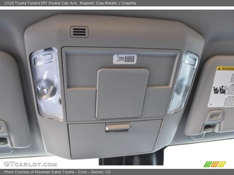 Magnetic Gray Metallic / Graphite 2018 Toyota Tundra SR5 Double Cab 4x4
