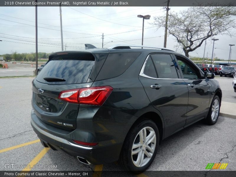 Nightfall Gray Metallic / Jet Black 2018 Chevrolet Equinox Premier AWD