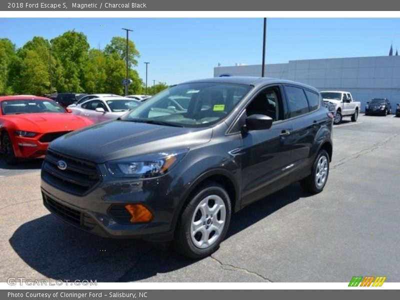 Magnetic / Charcoal Black 2018 Ford Escape S