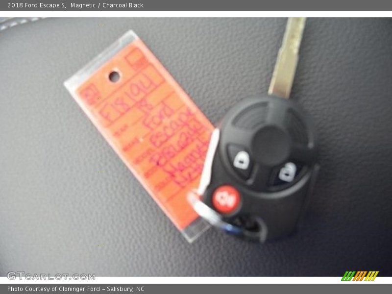 Magnetic / Charcoal Black 2018 Ford Escape S