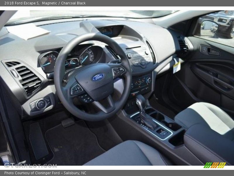 Magnetic / Charcoal Black 2018 Ford Escape S