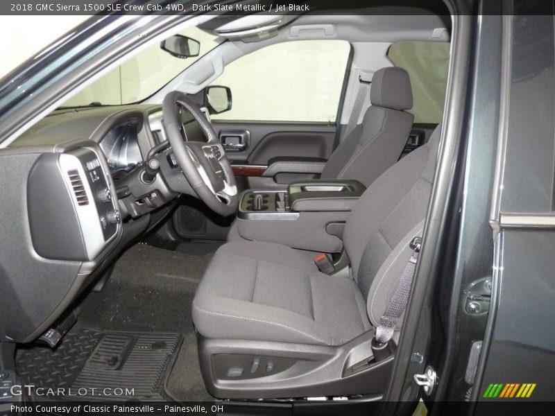 Dark Slate Metallic / Jet Black 2018 GMC Sierra 1500 SLE Crew Cab 4WD