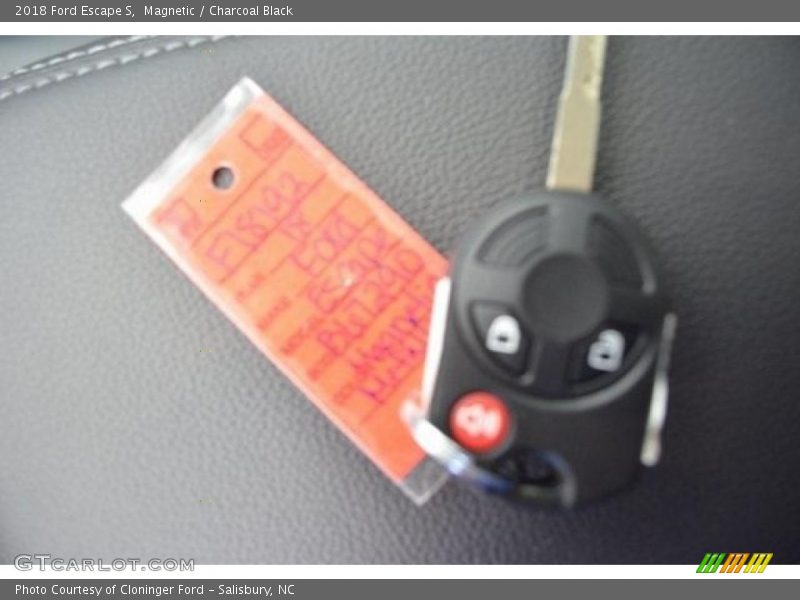 Magnetic / Charcoal Black 2018 Ford Escape S