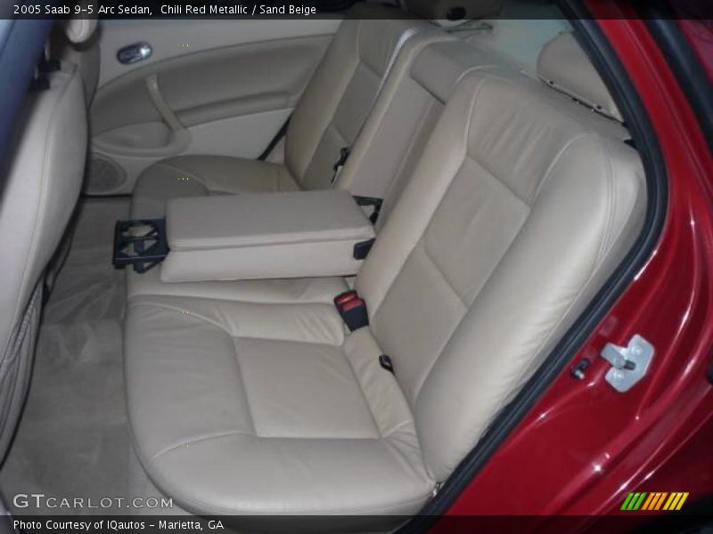 Chili Red Metallic / Sand Beige 2005 Saab 9-5 Arc Sedan