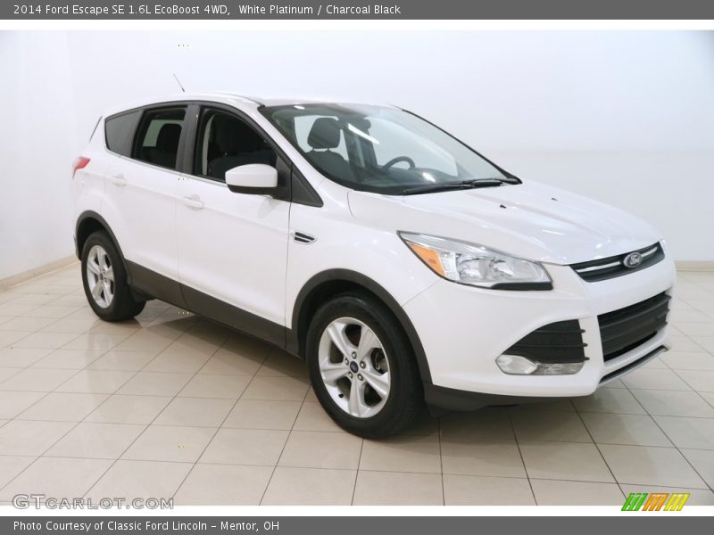 White Platinum / Charcoal Black 2014 Ford Escape SE 1.6L EcoBoost 4WD
