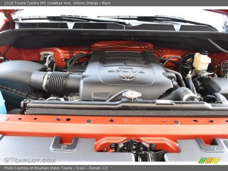 Inferno Orange / Black 2018 Toyota Tundra SR5 CrewMax 4x4