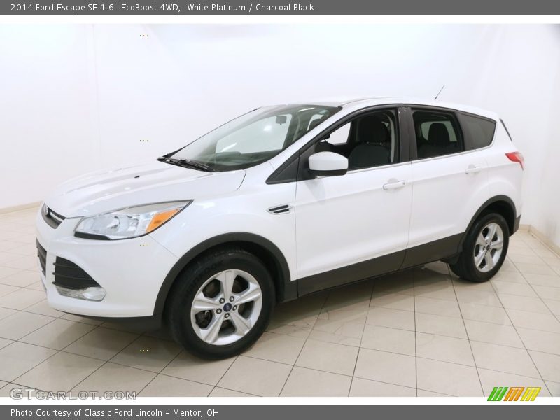 White Platinum / Charcoal Black 2014 Ford Escape SE 1.6L EcoBoost 4WD