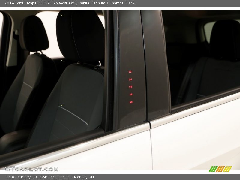 White Platinum / Charcoal Black 2014 Ford Escape SE 1.6L EcoBoost 4WD