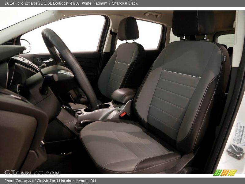 White Platinum / Charcoal Black 2014 Ford Escape SE 1.6L EcoBoost 4WD