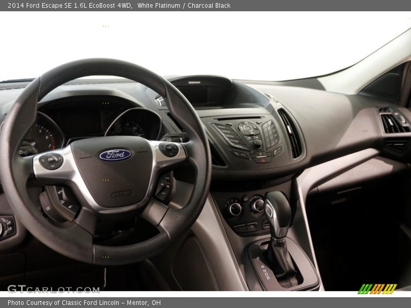 White Platinum / Charcoal Black 2014 Ford Escape SE 1.6L EcoBoost 4WD