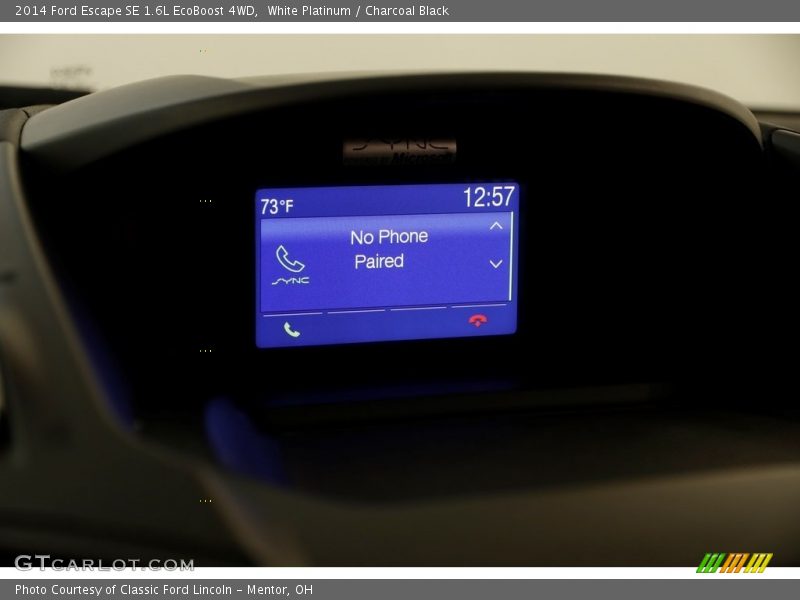 White Platinum / Charcoal Black 2014 Ford Escape SE 1.6L EcoBoost 4WD