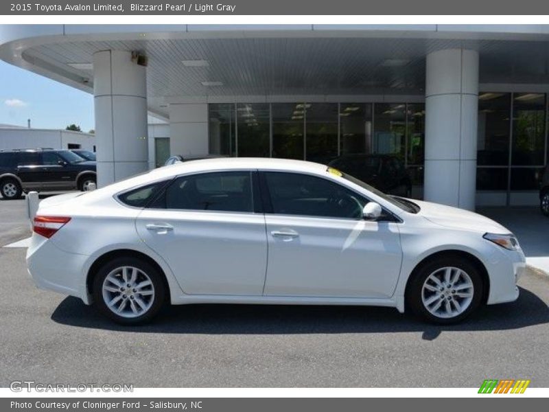 Blizzard Pearl / Light Gray 2015 Toyota Avalon Limited