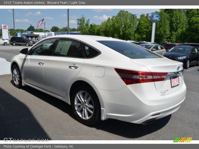 Blizzard Pearl / Light Gray 2015 Toyota Avalon Limited