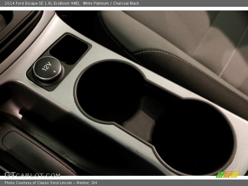 White Platinum / Charcoal Black 2014 Ford Escape SE 1.6L EcoBoost 4WD