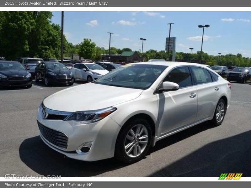 Blizzard Pearl / Light Gray 2015 Toyota Avalon Limited