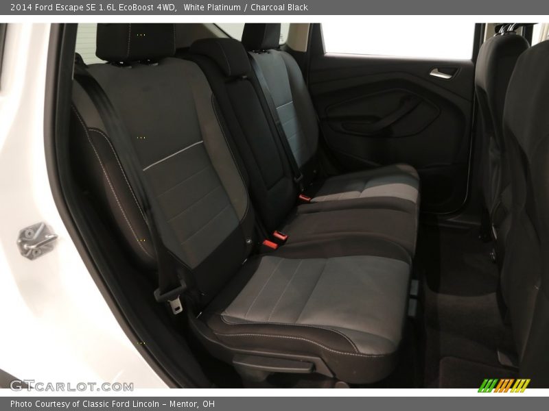 White Platinum / Charcoal Black 2014 Ford Escape SE 1.6L EcoBoost 4WD
