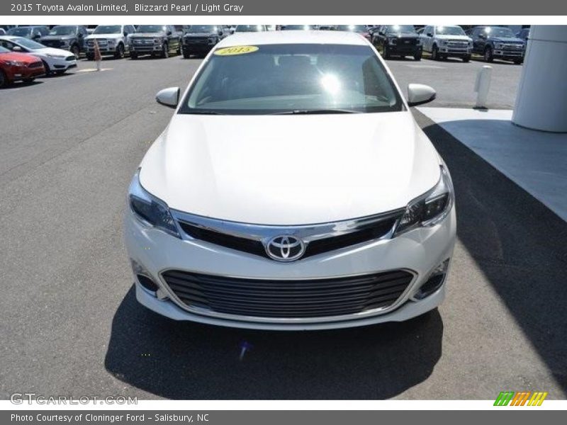 Blizzard Pearl / Light Gray 2015 Toyota Avalon Limited