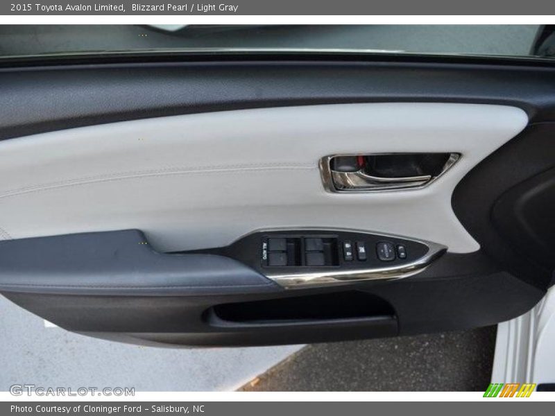 Blizzard Pearl / Light Gray 2015 Toyota Avalon Limited