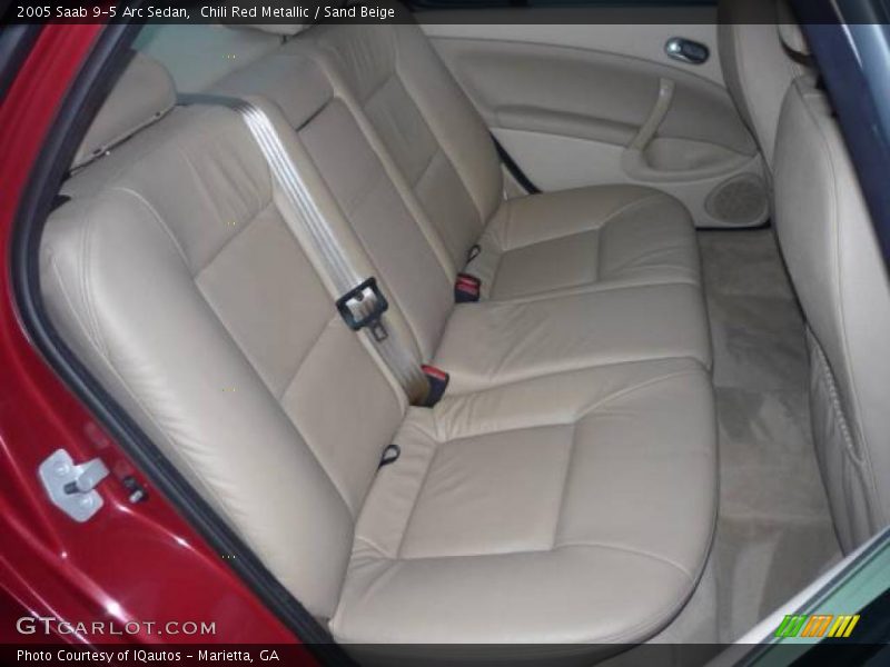 Chili Red Metallic / Sand Beige 2005 Saab 9-5 Arc Sedan