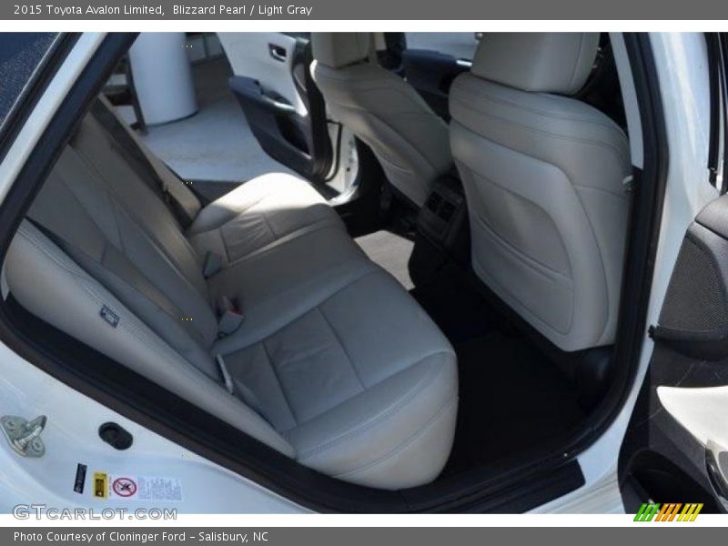 Blizzard Pearl / Light Gray 2015 Toyota Avalon Limited
