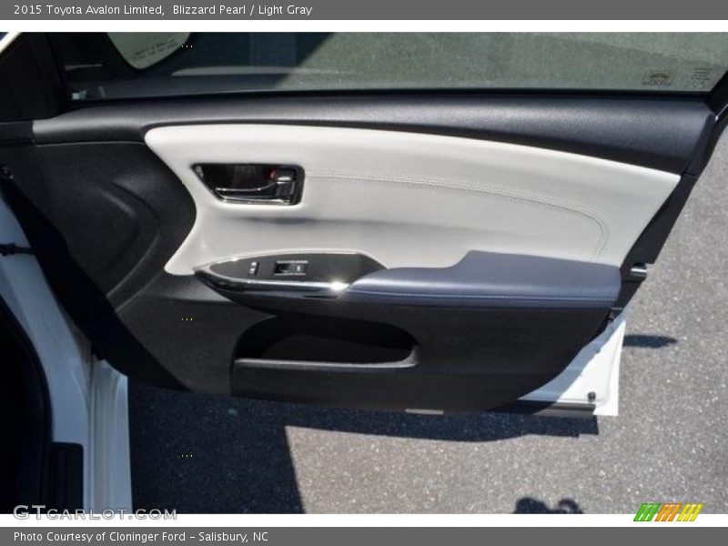 Blizzard Pearl / Light Gray 2015 Toyota Avalon Limited