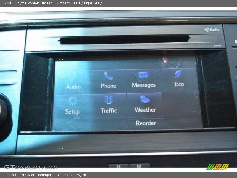 Blizzard Pearl / Light Gray 2015 Toyota Avalon Limited