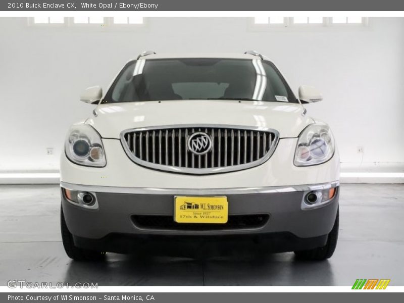 White Opal / Ebony/Ebony 2010 Buick Enclave CX