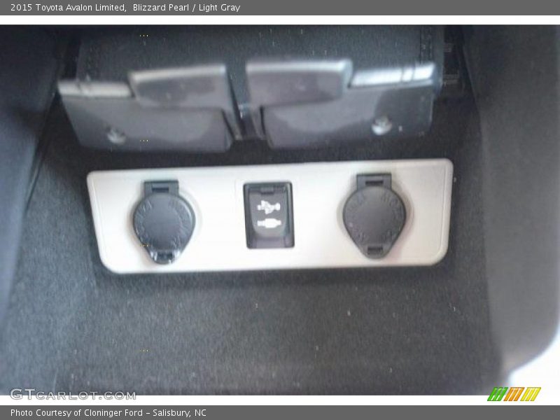 Blizzard Pearl / Light Gray 2015 Toyota Avalon Limited