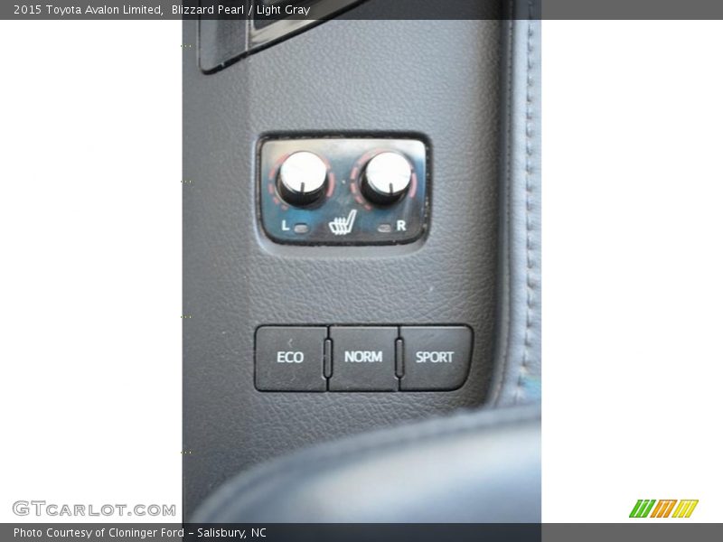 Blizzard Pearl / Light Gray 2015 Toyota Avalon Limited