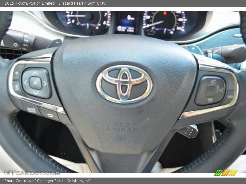 Blizzard Pearl / Light Gray 2015 Toyota Avalon Limited